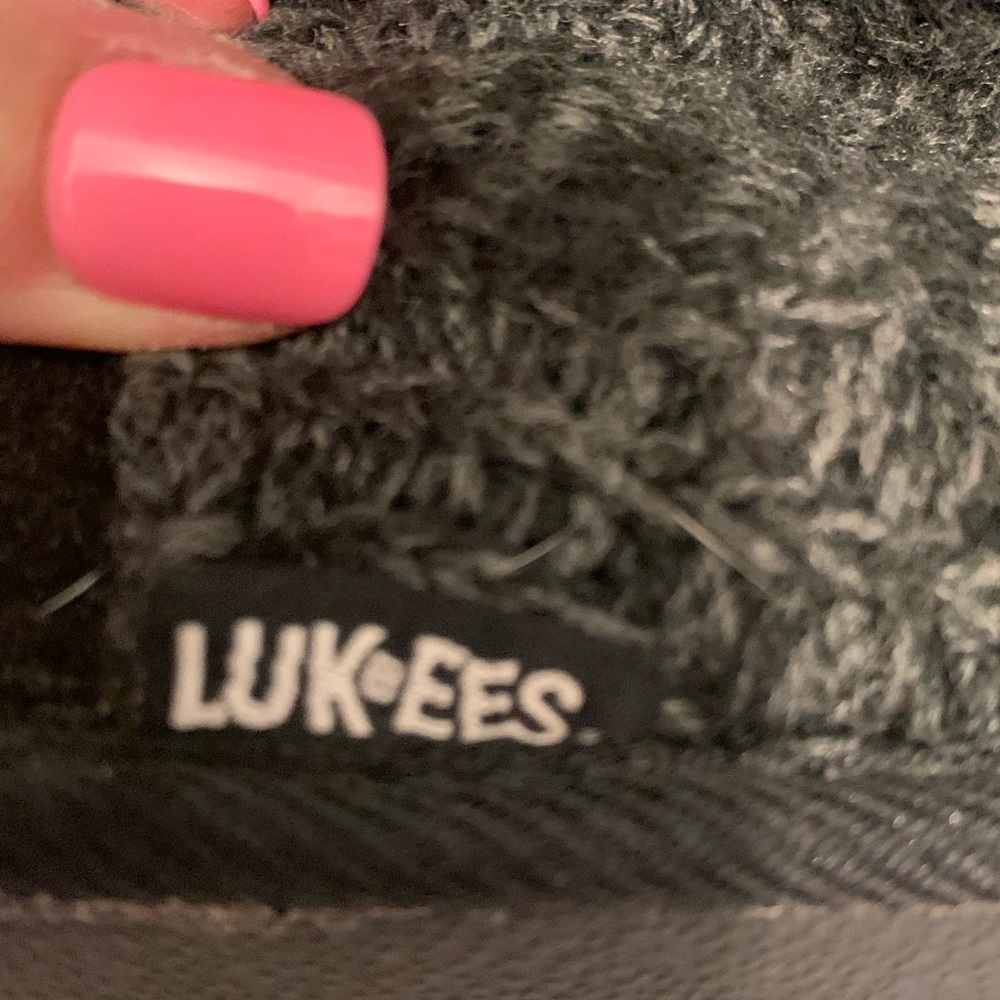 Luk-Ees Black Winter Knit Boots View 2
